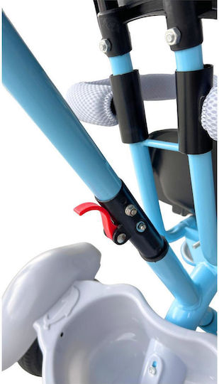 Tricycle Bicycle with Parental Handle for Ages 2-6 Light Blue