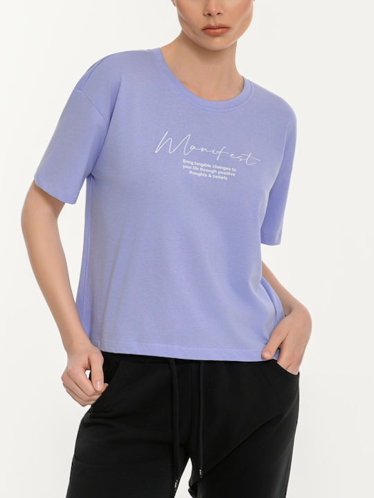 Women's Athletic Crop Top Short Sleeve Manifest Kaskas