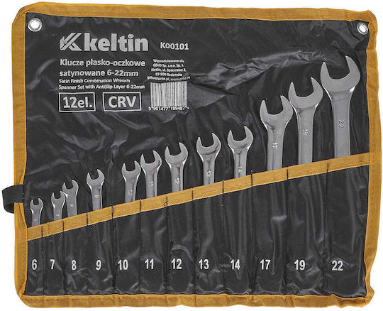 Set German Polygon Wrenches Keys 6-22mm 12 Pieces Keltin