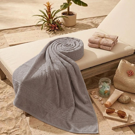 Pucioasa Prosop De Hotel Piscină 180x80 Cm Bej Greutate 500gsm