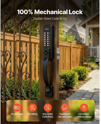 Vevor Electronic Lock in Black Colour