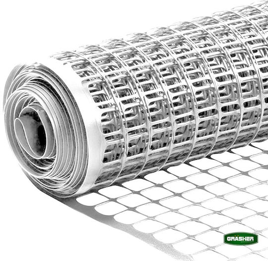 Grasher Mesh Shade Fabric White 1x10m