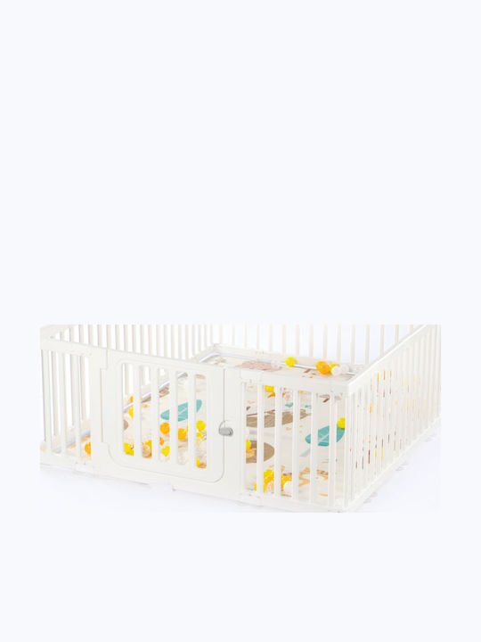 Park with Mattress White 180x150cm