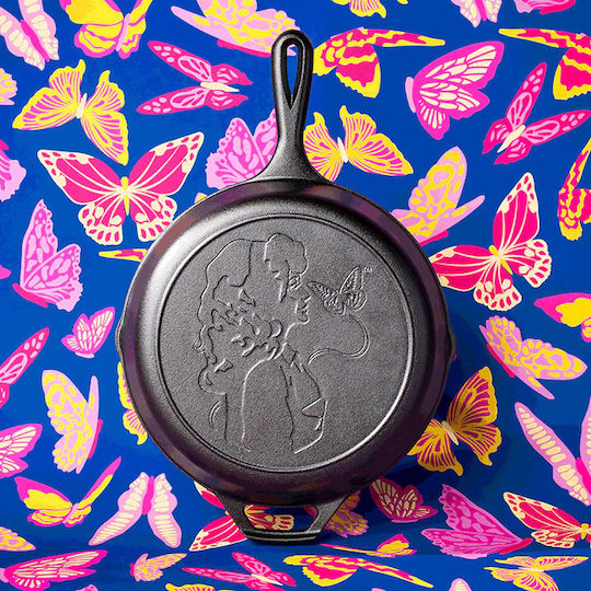 Lodge Cast Iron Pan with Lid with Non-Stick Coating 26cm