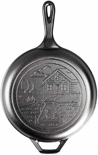 Lodge Wanderlust Series Двоен Тиган от Чугун с Капак с Керамично Покритие 26cm