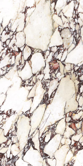 EnergieKer L11CAVI Bodenfliese Für Innenbereich Porzellan Glänzende Oberfläche 120x60cm Calacatta Viola