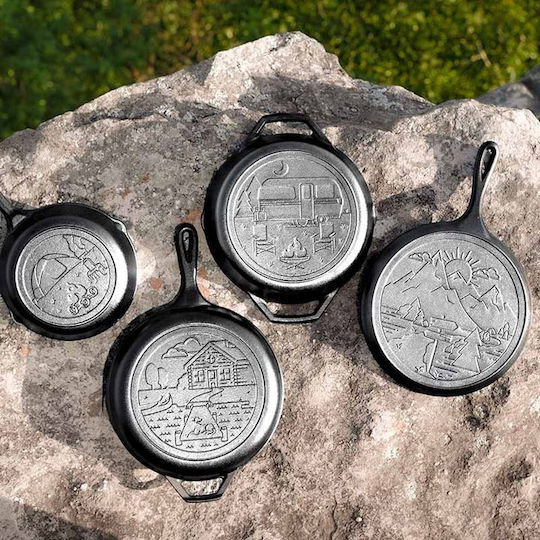 Lodge Wanderlust Series Двоен Тиган от Чугун с Капак с Керамично Покритие 26cm