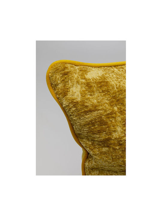 Kare Design Μαξιλάρι Καναπέ Mustard Yellow 45x45εκ.