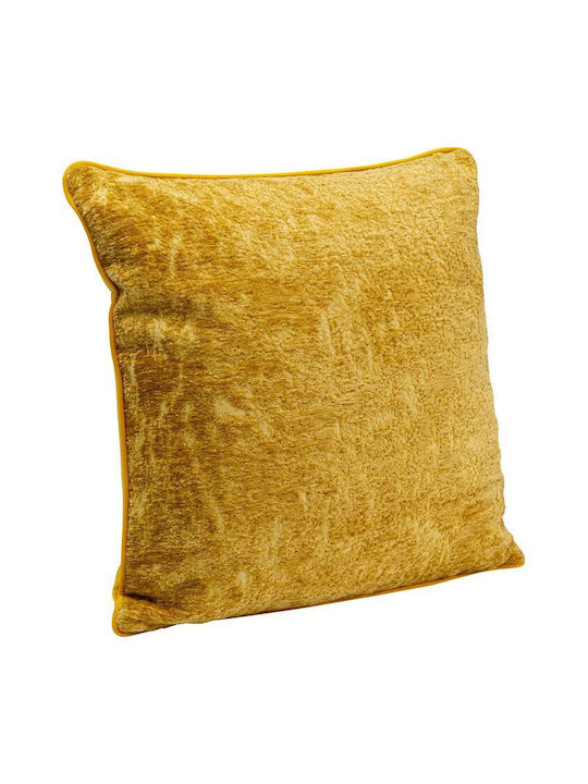 Kare Design Μαξιλάρι Καναπέ Mustard Yellow 45x45εκ.