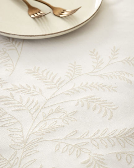 Nima Τραπεζομάντηλο Beige 160x265εκ.