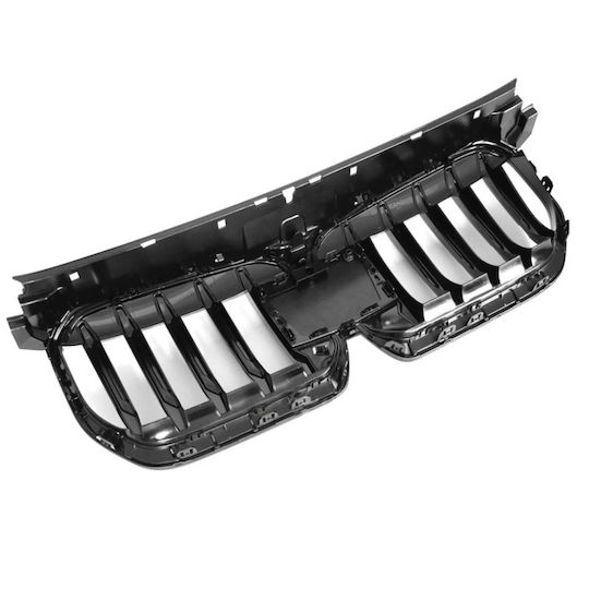 Herz Masken BMW X1 U11 2022+ Schwarz Glänzend 1 Stück