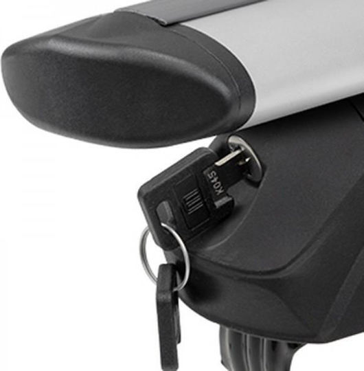 Menabo Menabo – Μπάρες Οροφής Ασημί Αλουμινίου Sonic Xl Κλειδί Flush Raised Rails Ασφαλή Μεταφορά Φορτίου – 2 Τεμ 16120/mb