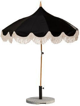 Umbrelă Rotundă Din Aluminiu Neagră Φ2.15xÎ2.36m