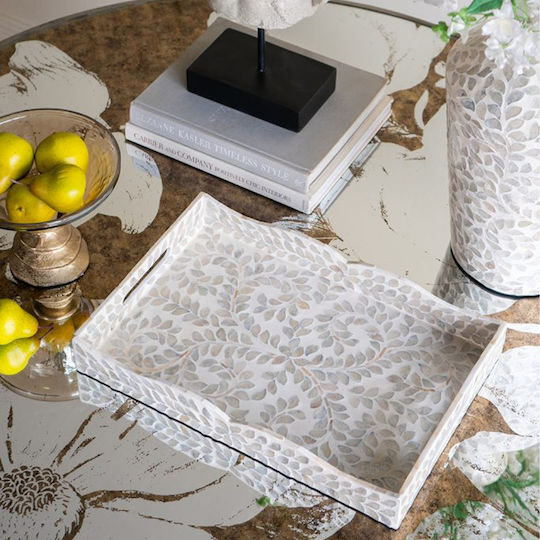 Artekko Decorative Wooden Tray 45x30x6cm