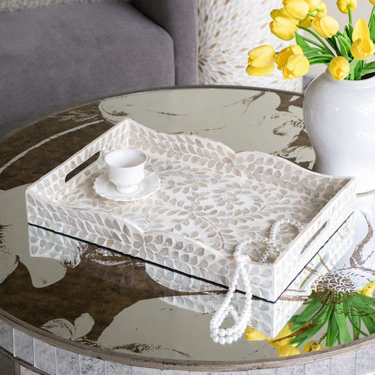 Artekko Decorative Wooden Tray 45x30x6cm