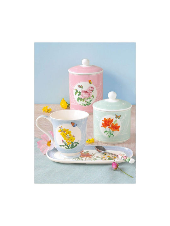 Marva Porcelain Blue Mug 300ml 2 Pieces