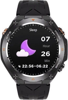 Smartwatch Kc82 Gps și Monitorizare a Somnului Negru Unitek