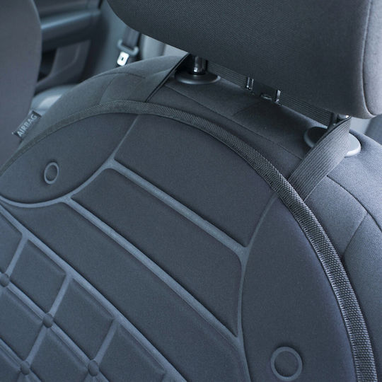Einparts Autositzbezüge Matte Schwarz