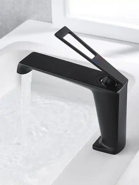 Mischung Waschbeckenarmatur Schwarze