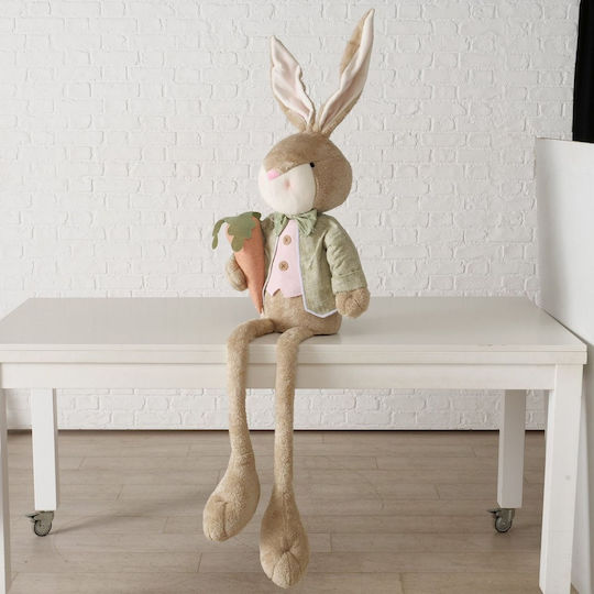 MSA Kaninchen Junge Sitzend Mimi Beige Grün 42x23x180cm Naturstein Polyester