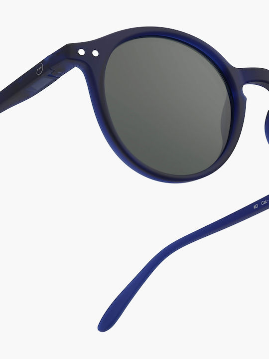 Izipizi Sun D Unisex Sunglasses with Blue Horn-Rimmed Frame