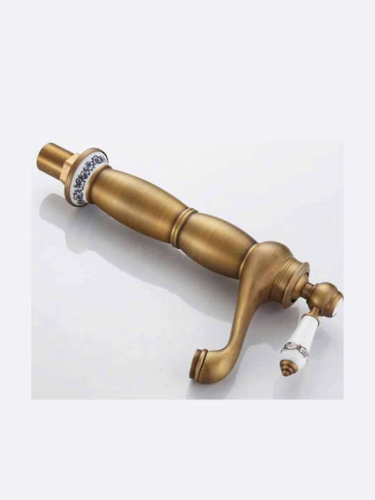 Mixing Sink Faucet Tall Retro Bronze