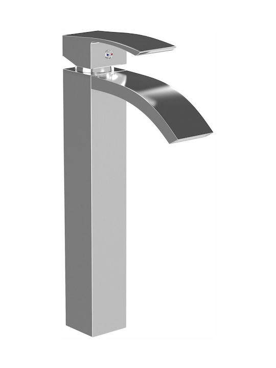 Granitan Retro Waschbeckenarmatur Groß Silber
