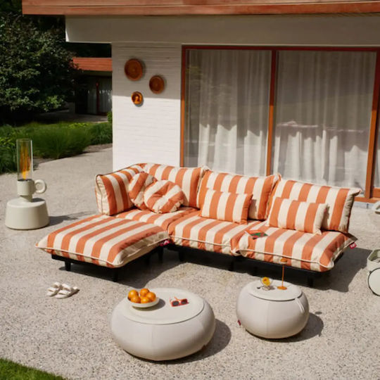 Fatboy Fatboy Zierkissen Stripe Orange Creme 50x50cm