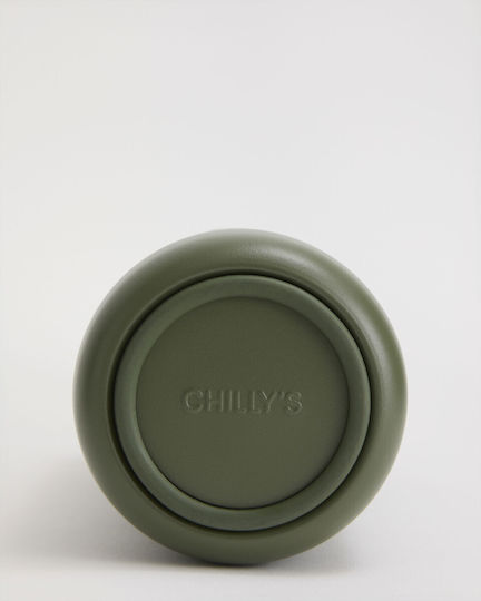 Chilly's Series 3 Μπουκάλι Θερμός Ανοξείδωτο BPA Free 1lt Gargo Green