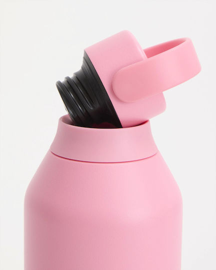 Chilly's Series 3 Thermosflasche Rostfreier Stahl BPA-frei 500ml Lotus Rosa