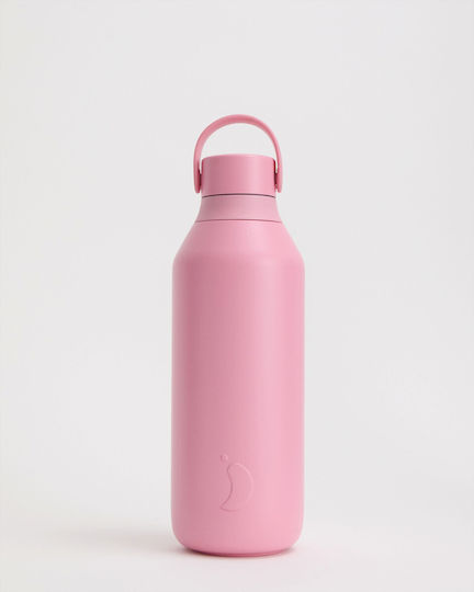 Chilly's Series 3 Thermosflasche Rostfreier Stahl BPA-frei 500ml Lotus Rosa