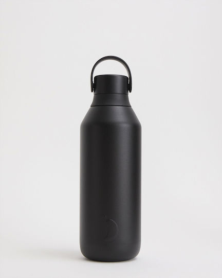 Chilly's Series 3 Thermos Bottle Stainless Steel BPA Free 500ml Onyx Black
