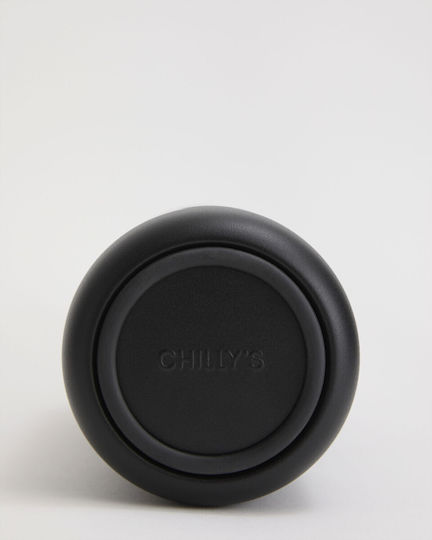 Chilly's Series 3 Bottle Thermos Stainless Steel BPA Free 1lt ONYX BLACK