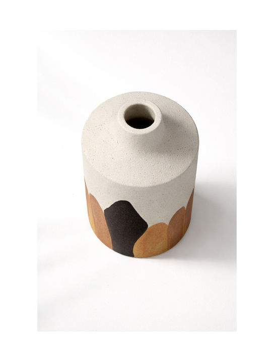Kaemingk Vază Decorativă Ceramică Albă 13xÎnălțime 25.5cm