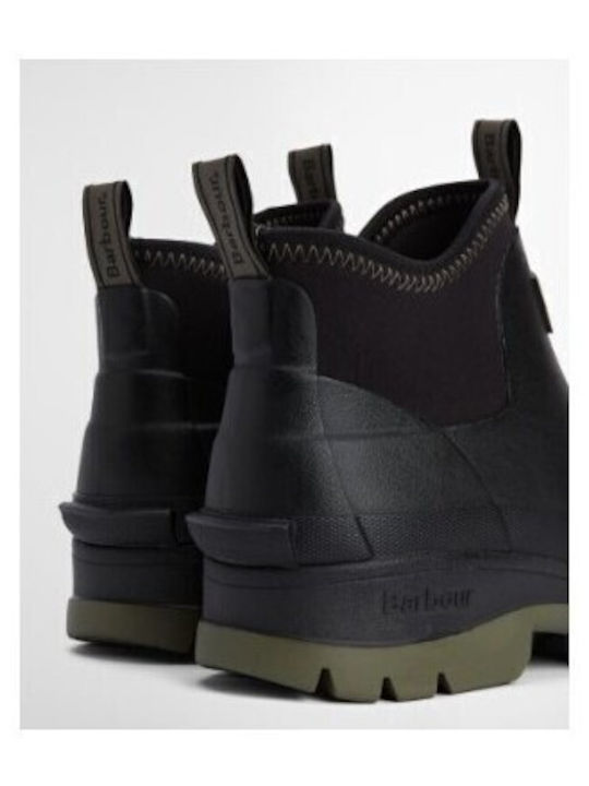 Barbour Ανδρικές Γαλότσες Εργασίας Μαύρες