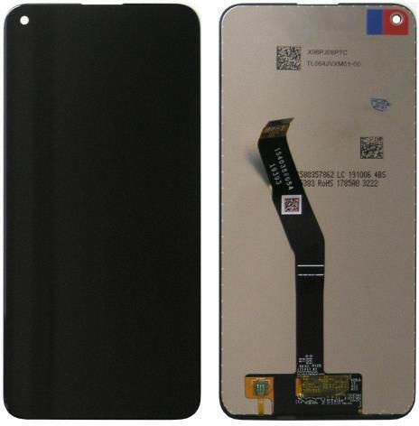 Οθόνη mit Touch-Mechanismus und Rahmen für Huawei P40 Lite E, Huawei Y7p (Schwarz)