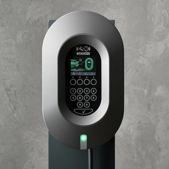 STAG EV Wallbox StagEV Core Монтиран На Стена Трифазен Заряден Уред 11kW Тип 2