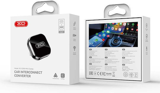 Adaptor Wireless Carplay Android Auto XO Design Cz026 Mini Apple iPhone Seria Android Negru Retail