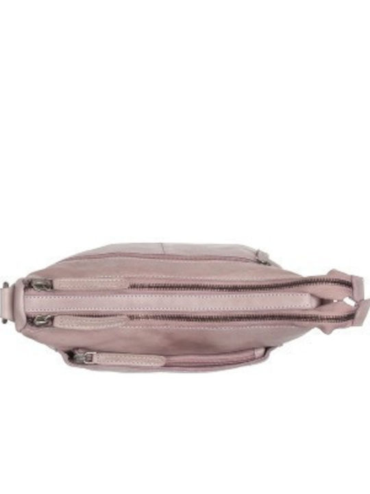 Leather Women's Shopper Shoulder Bag Lilac