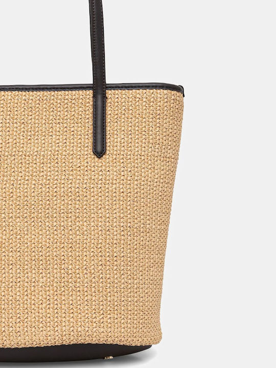 Jala Straw Women's Shopper Shoulder Bag Beige