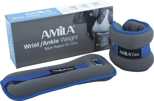 AMILA Ankle Weights 2 x 1.50kg