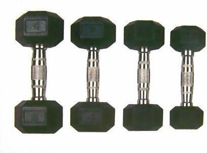 inSPORTline Dumbbell Hexagon Rubber 8kg