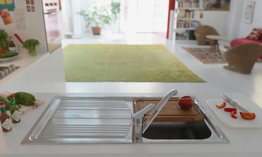 Franke Llx 611-79 Ένθετος Νεροχύτης Inox Μ79xΠ50cm Ασημί