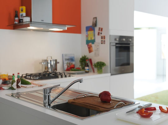 Franke Llx 611-79 Ένθετος Νεροχύτης Inox Μ79xΠ50cm Ασημί