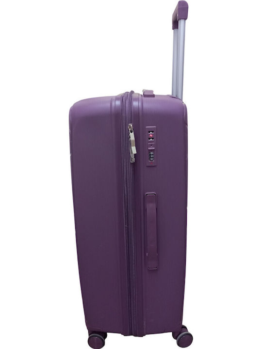 Felbags Mittlerer Hartschalenkoffer Fuchsie mit 4 Rädern Höhe 65cm