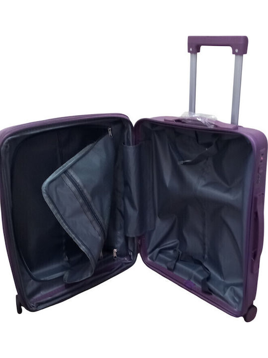 Felbags Βαλίτσα Ταξιδίου Καμπίνας Σκληρή Φούξ με 4 Ρόδες Ύψους 55εκ.