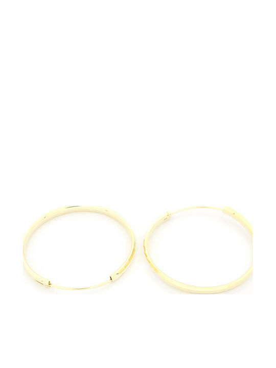 Silver Gold Plated Hoop Earrings