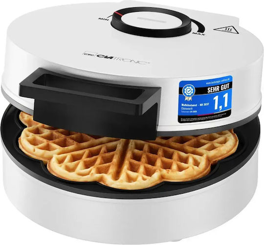 Clatronic Βαφλιέρα για Βάφλες Καρδιά 1200W