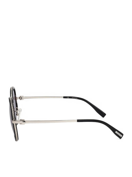 Women's Sunglasses with Black Frame and Gray Lens