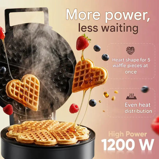 Clatronic Heinner Βαφλιέρα Für Herz Waffeln 1200W